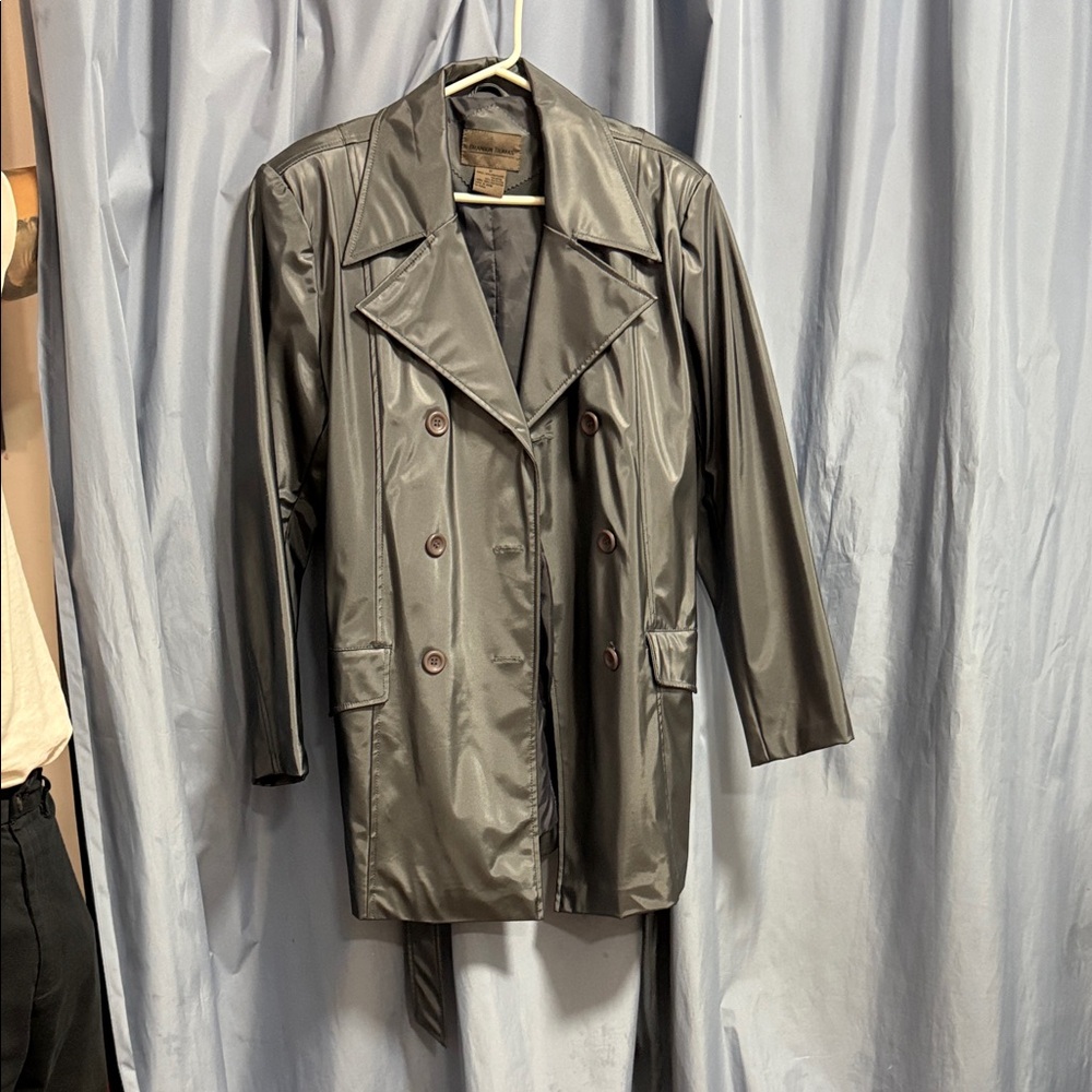 Brandon Thomas Gray Trench Coat